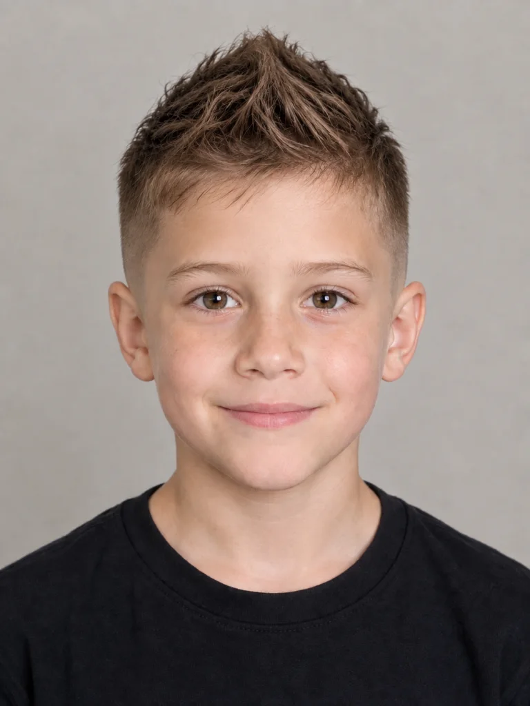 Jungen-Faux-Hawk - kurz