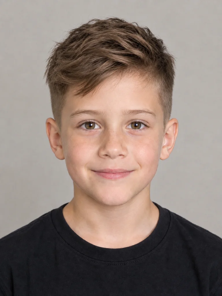 Jungen-Undercut - kurz