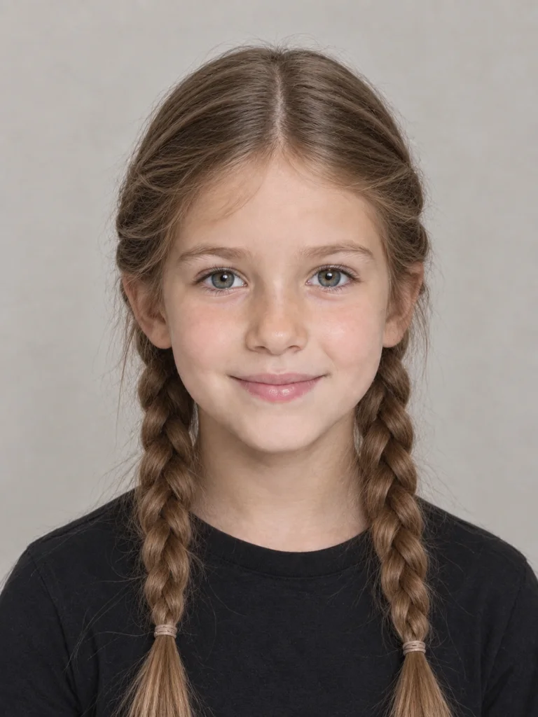 Zwei Zöpfe - lang