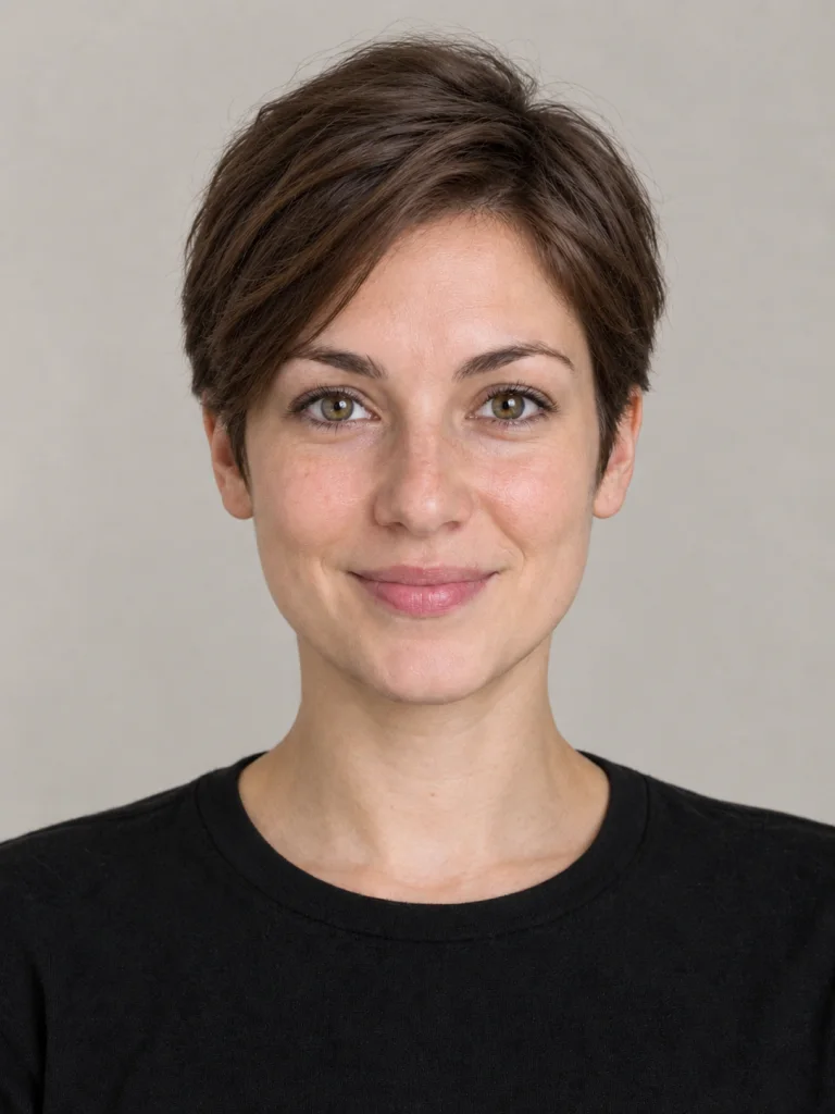 Klassischer Pixie-Cut - kurz