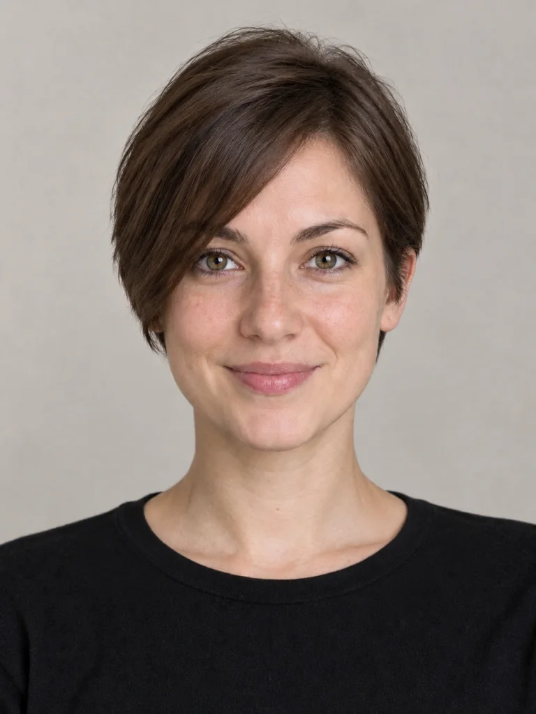 Pixie mit langem Pony - kurz