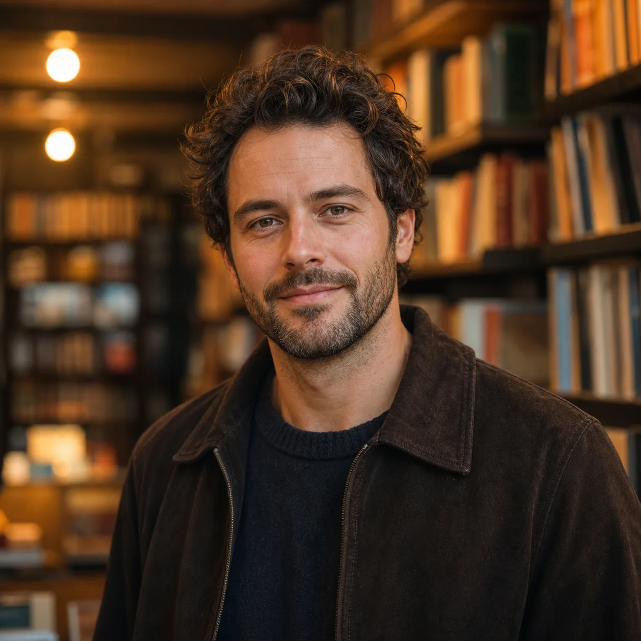 Hinge-Foto in der Buchhandlung