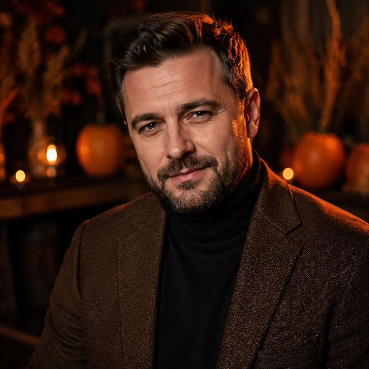 Halloween-Porträt mit Kostüm-Anmutung
