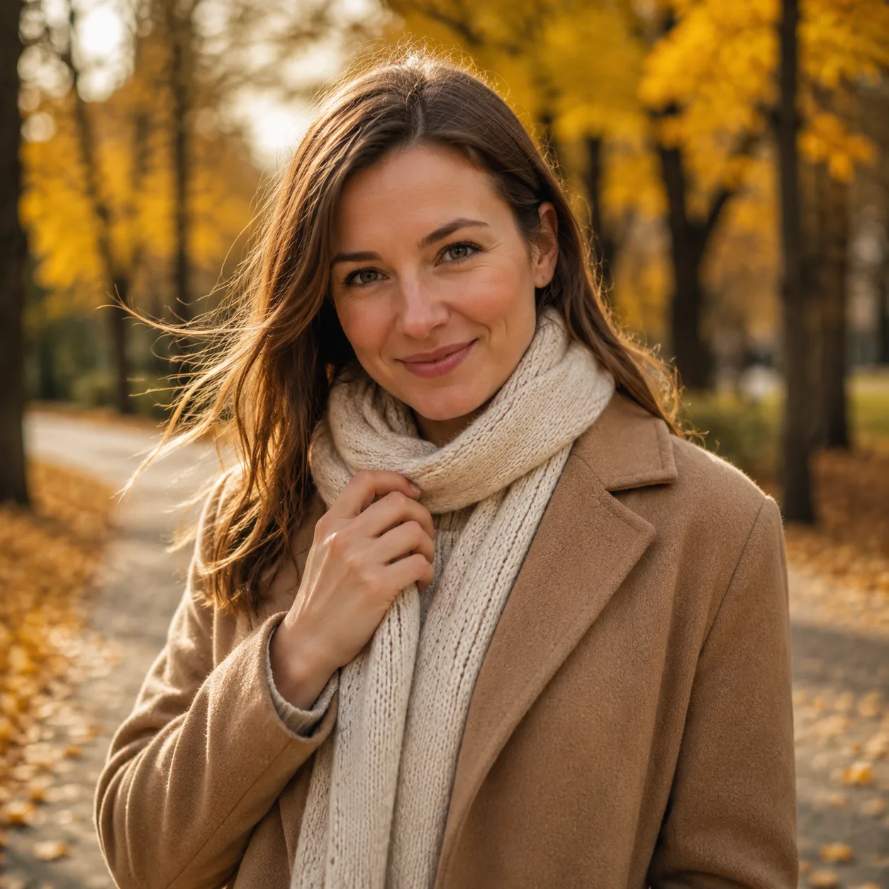 Herbstporträt im Park