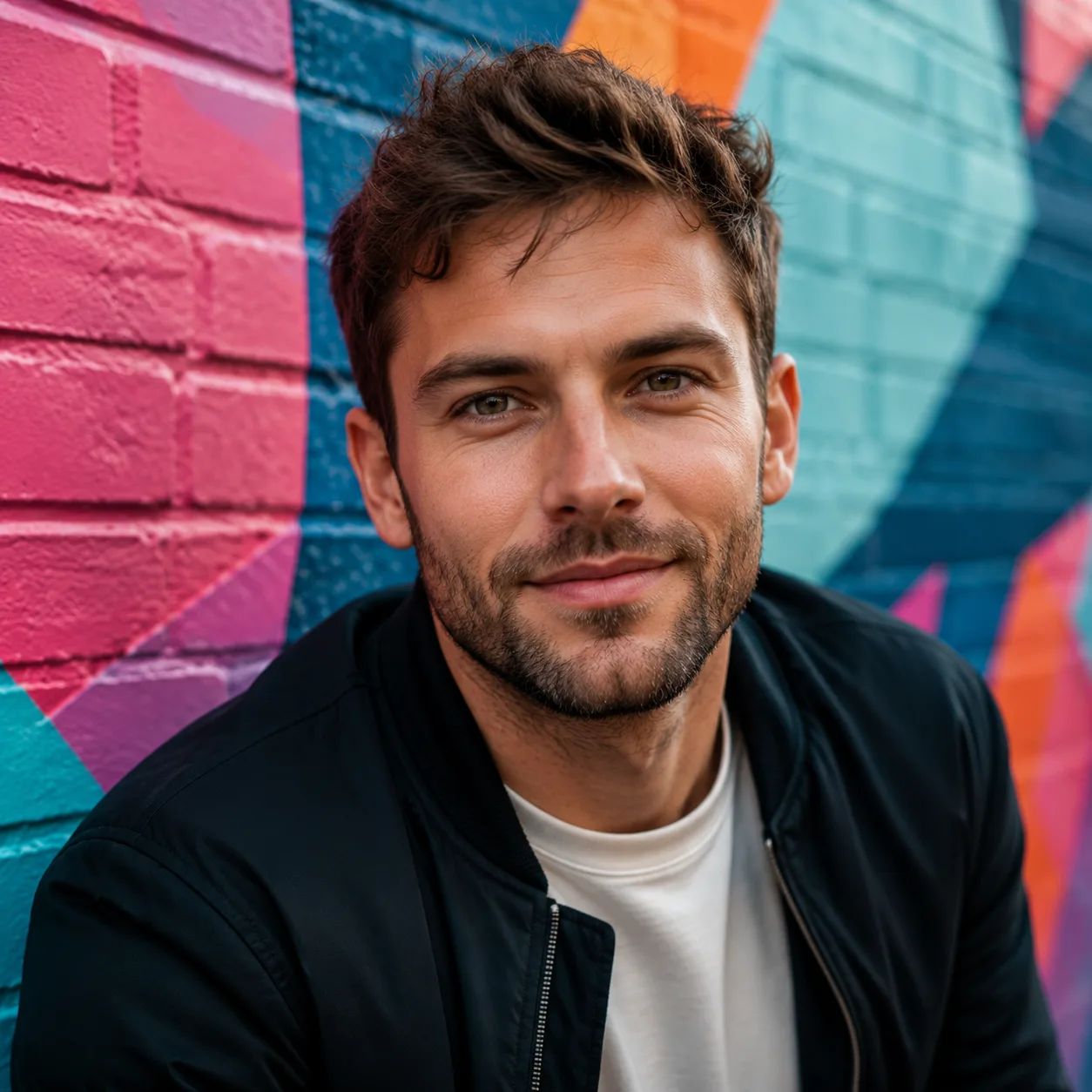 Dynamisches TikTok-Profilbild mit Farbe
