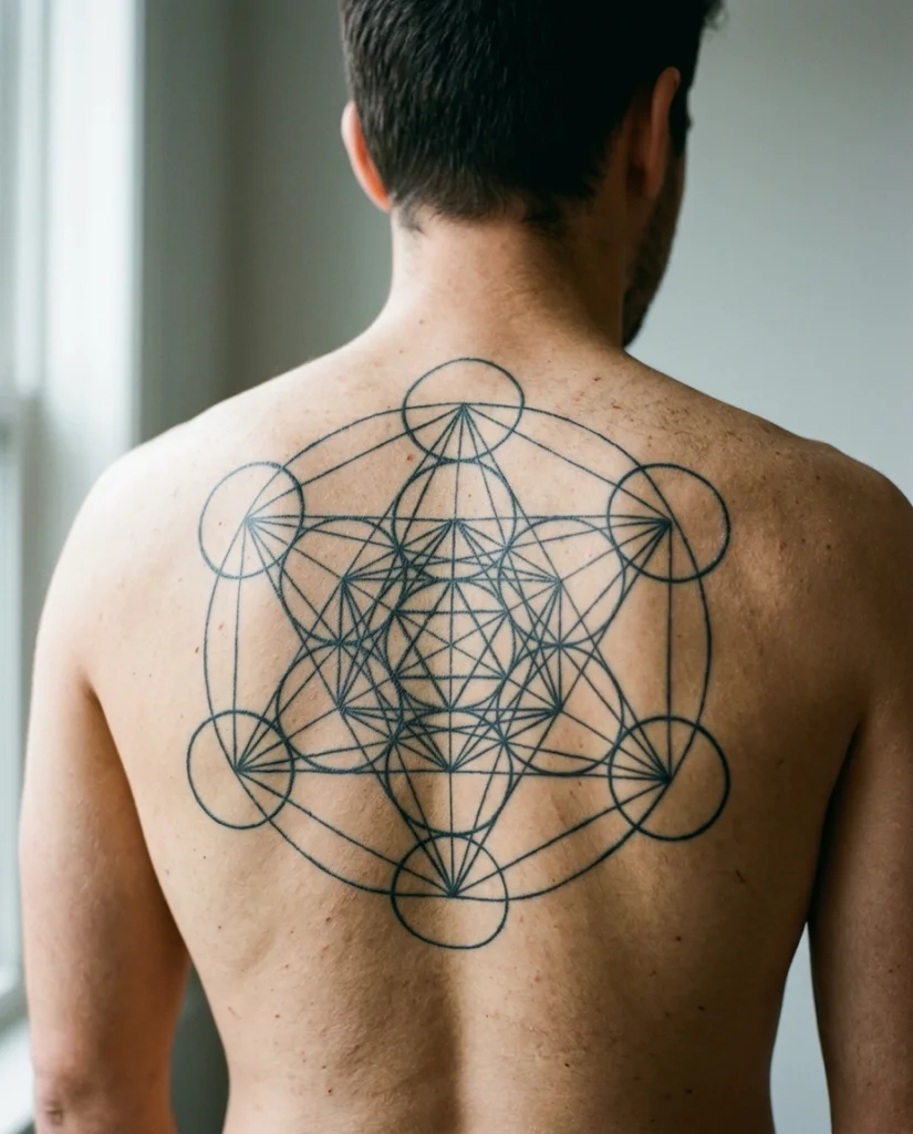 Geometrie auf dem Rücken - Rücken