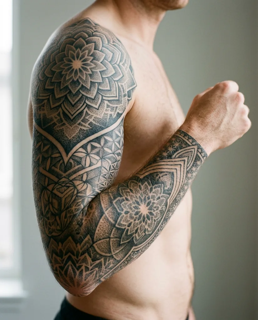 Geometrischer Sleeve - Sleeve