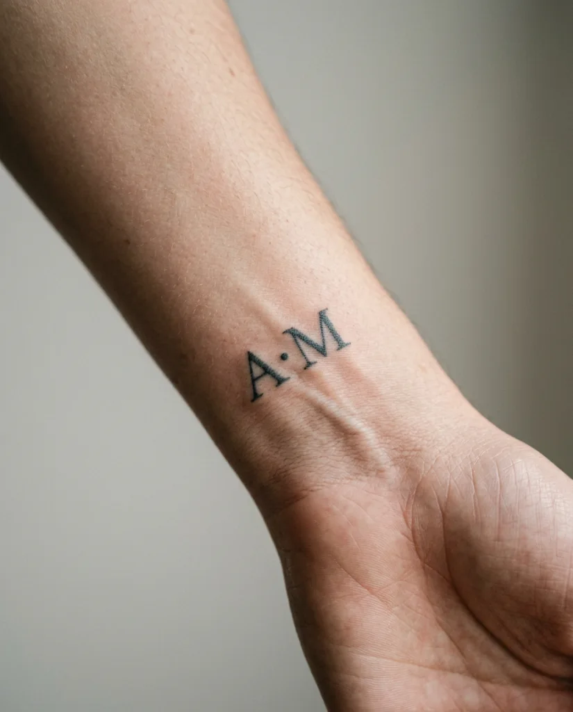 Initialen - Handgelenk