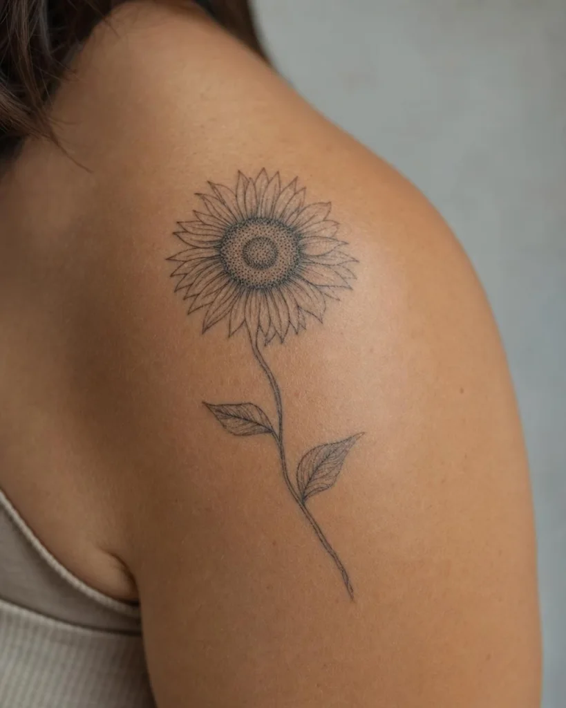 Sonnenblume - Schulter
