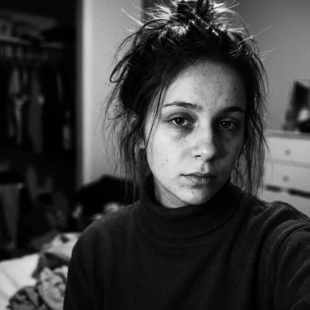 Monochromes Selfie